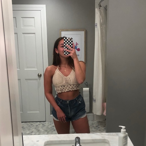 crocheted tie top - Picture 2 of 2